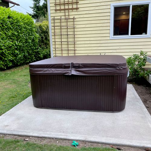 Orvin’s team helped move a Costco hot tub from the
