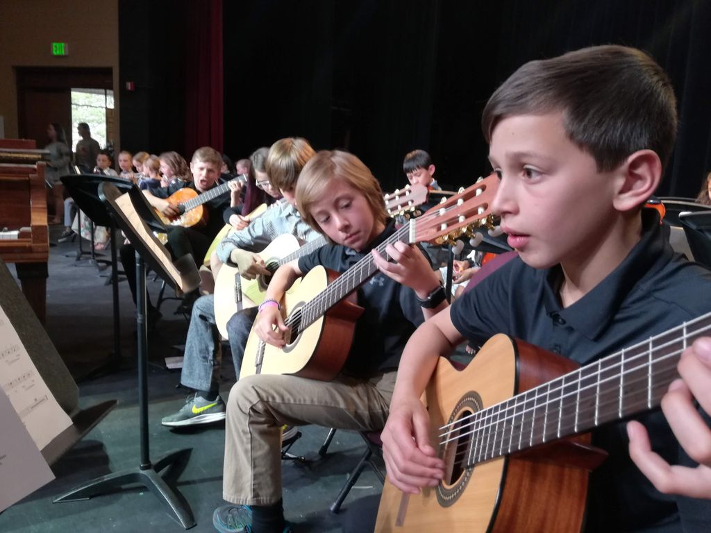 Colorado Academy Lower School Guitar  Ensemble