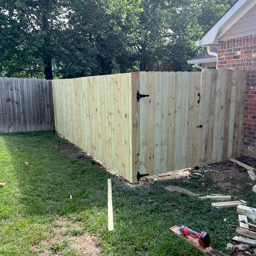 I had a small section of fence that needed to be r