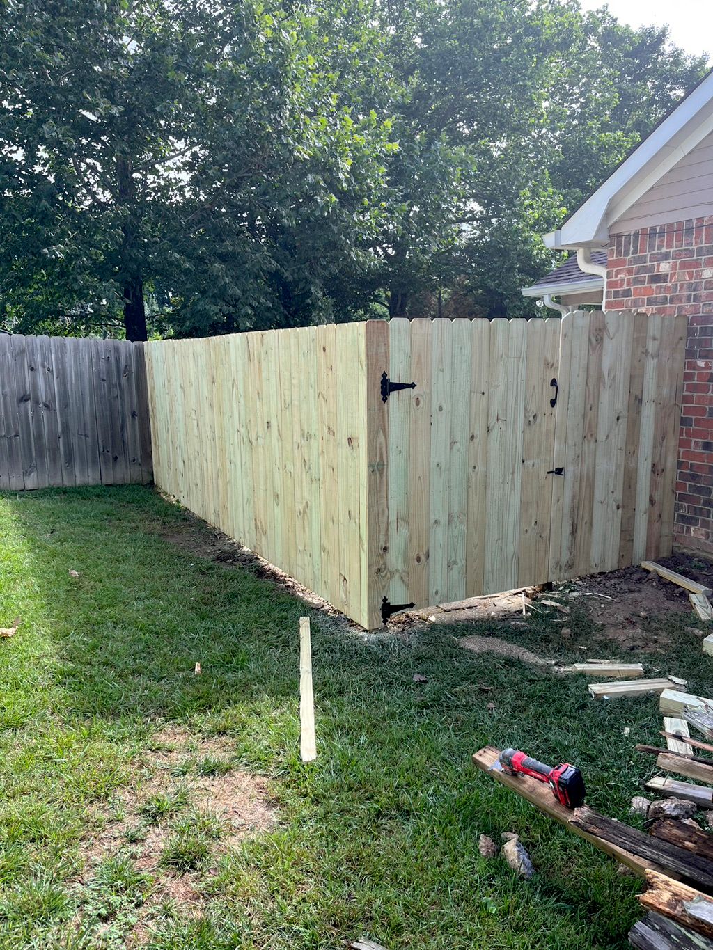 I had a small section of fence that needed to be r