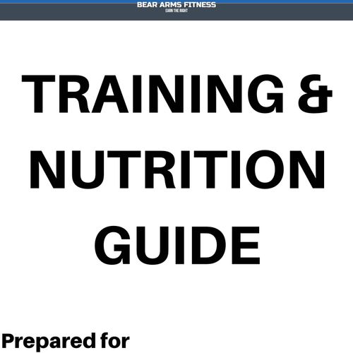 Personalized Training Guide 