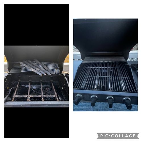 Gas Grill-before & after 