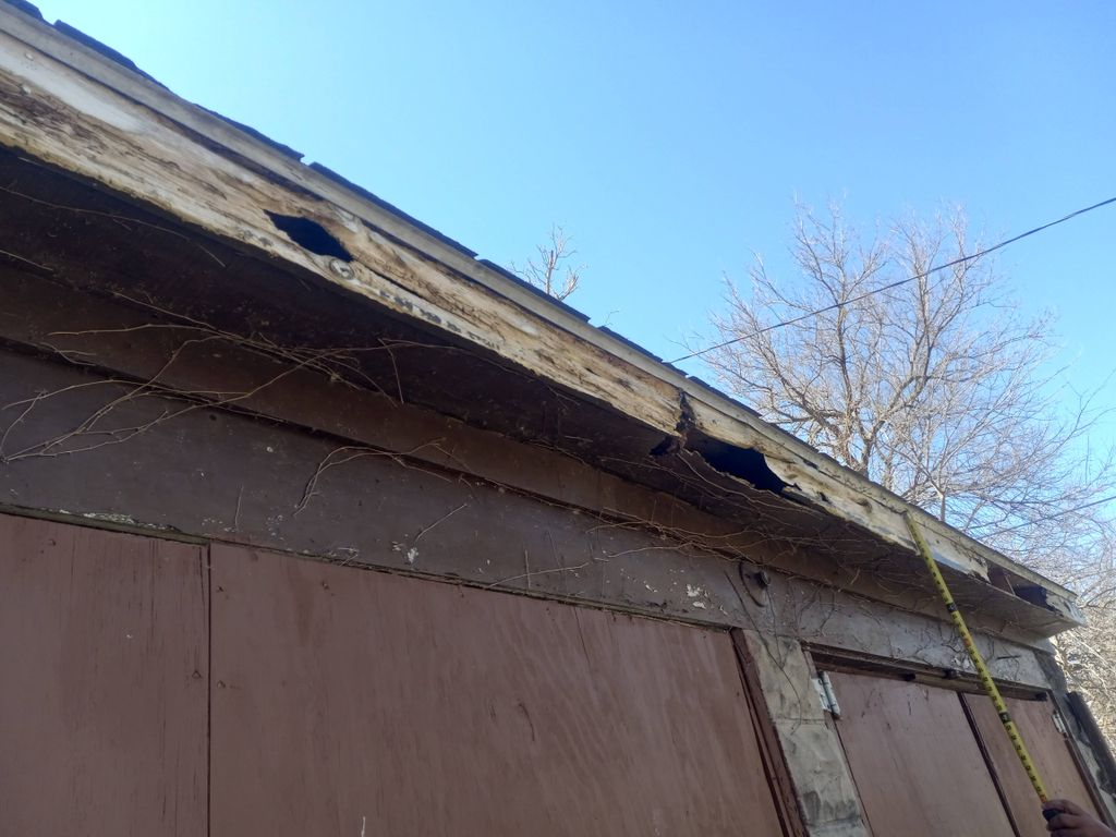 before fascia installation