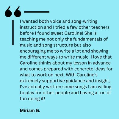 Ready to write songs together? Book a lesson today