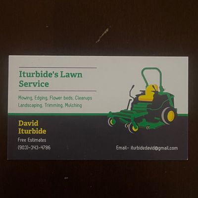 Avatar for Iturbide's Lawn care