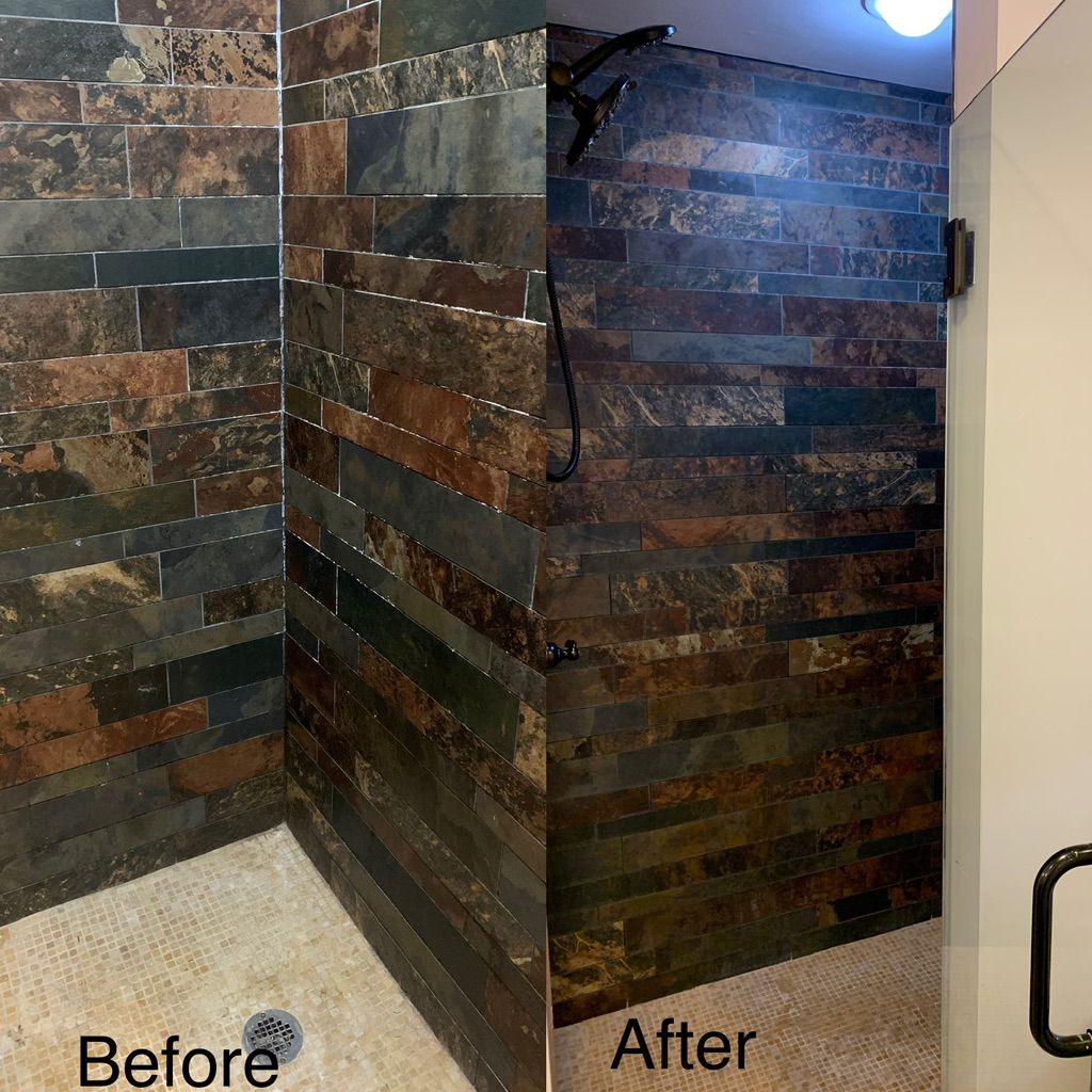 It’s not the identical shower wall but shows the d