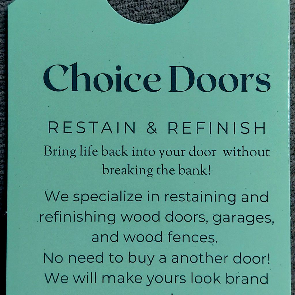 Choice doors