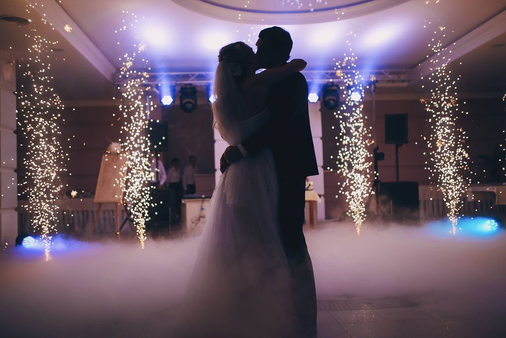 Special Effects at a Wedding Reception in Rapid Ci