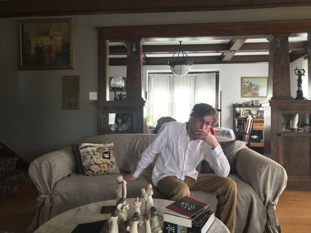 Living room of folks house, 2020-21ish