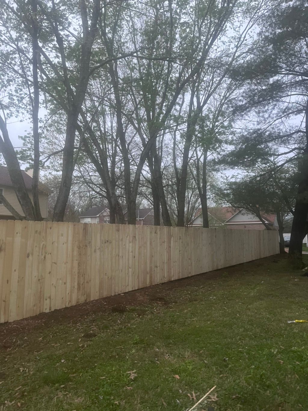 New Dog ear picket fence 
