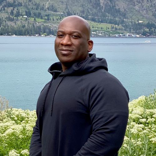 KG with Lake Chelan in the backdrop