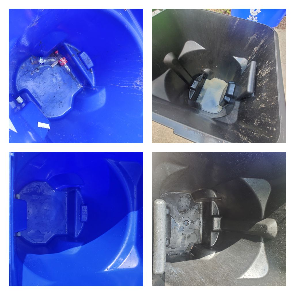 Ask About Trash And Recycling bin cleaning!