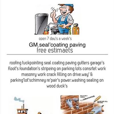 Avatar for GM seal coating & paving
