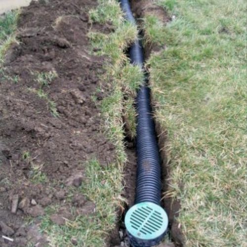 Yard drainage solutions 