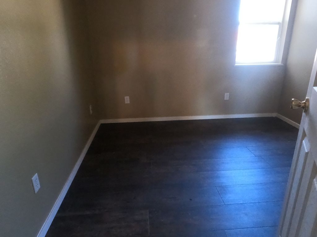 New laminate floor.