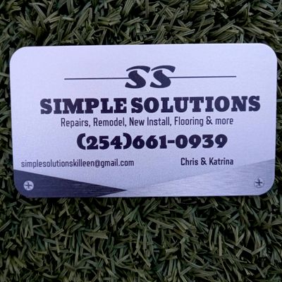 Avatar for Simple Solutions Handyman Services