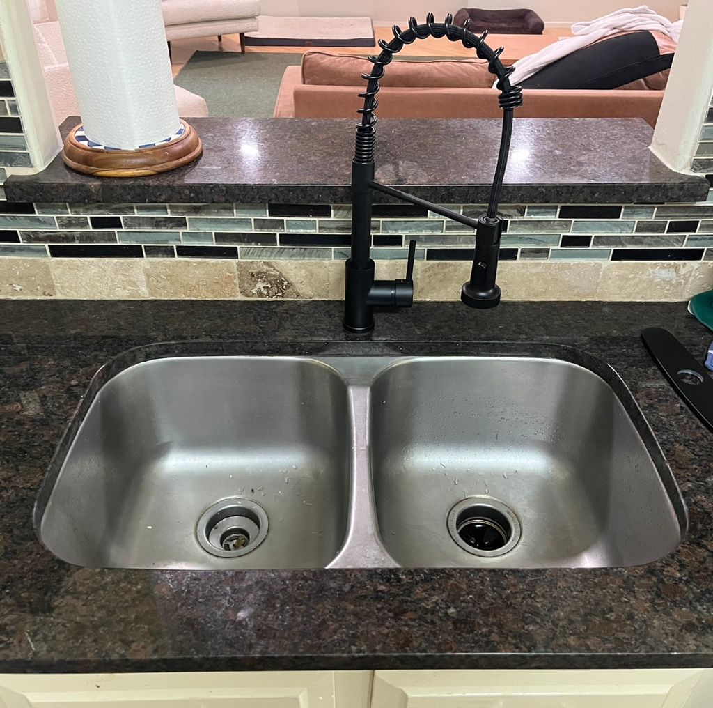 After. Photo of faucet.