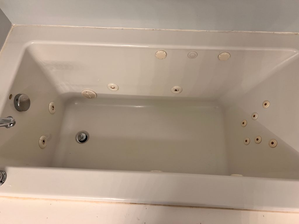 After Jacuzzi tub 