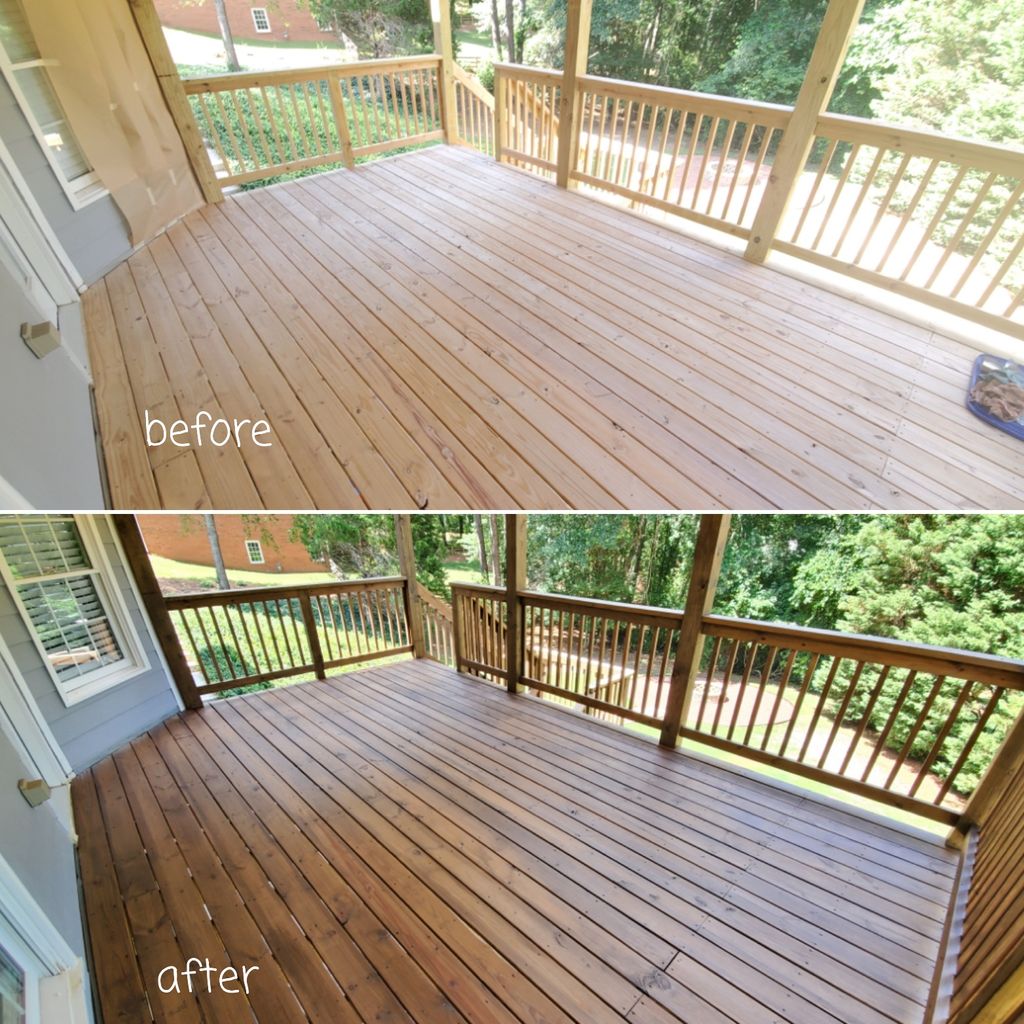 Deck Staining