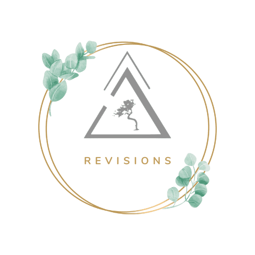 Revisions Logo: inspiring change for a balanced li