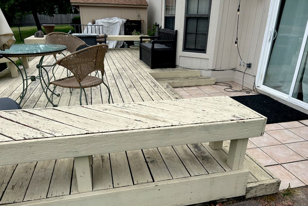 Deck Staining and Sealing project from 2023