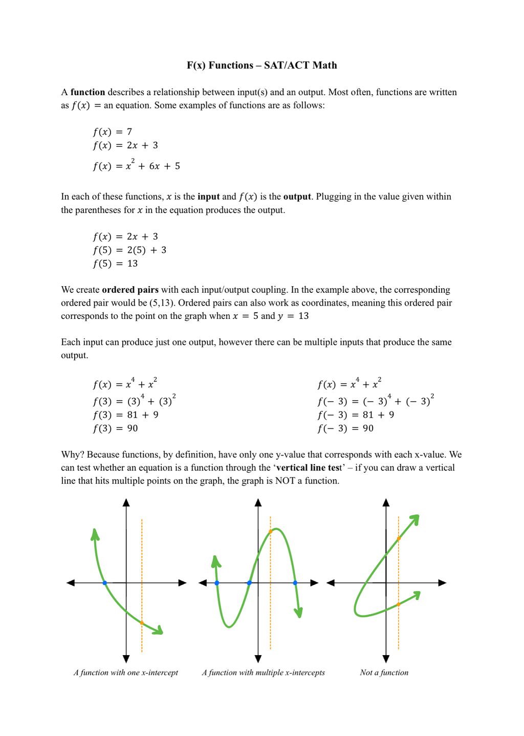 Math Worksheet Example