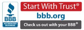 PROUD TO BE A+ BBB RATED!!!