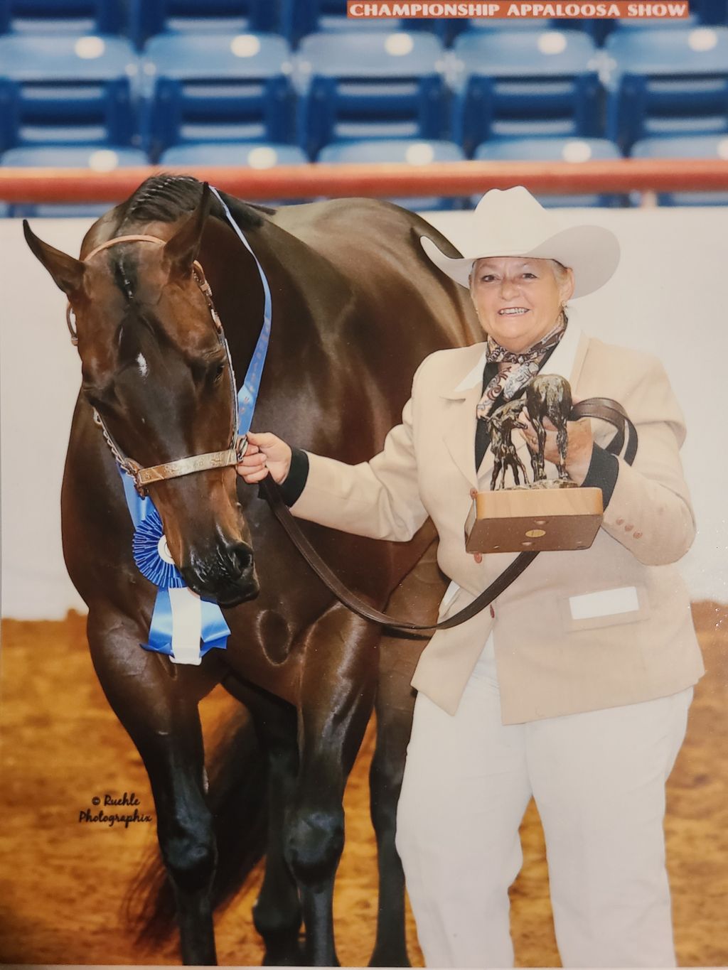 Spunky,  bred and raised this mare and she was nam