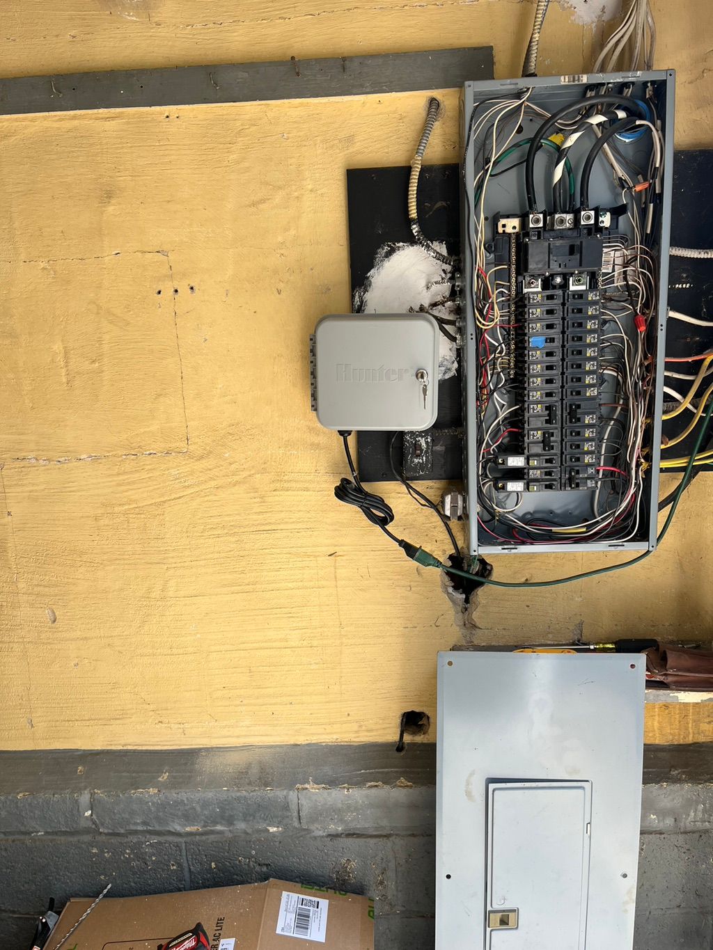 Before EV charger 