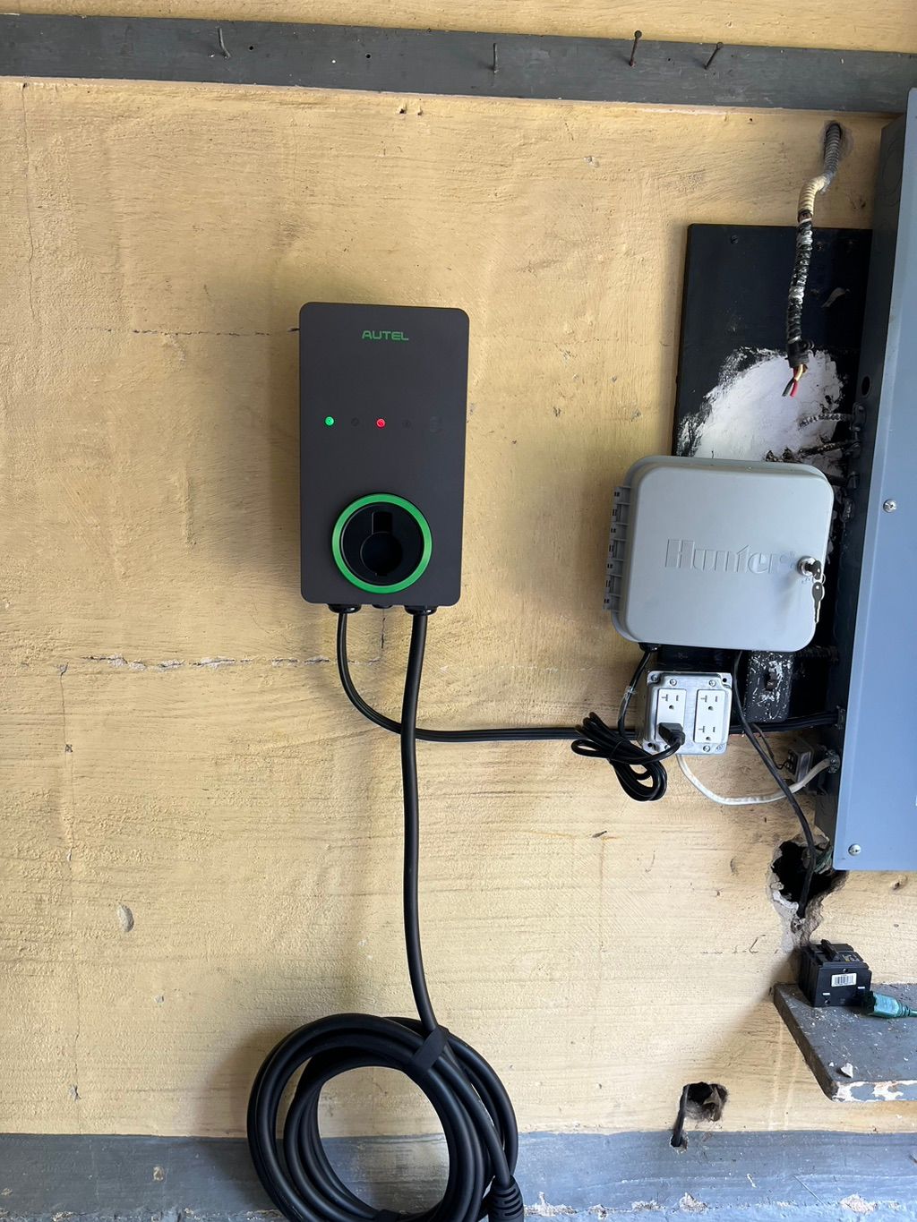 After EV charger 