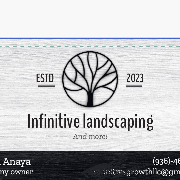 Infinitive landscaping