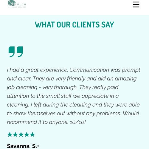 What our clients say