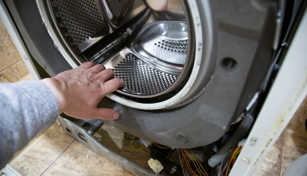 How to replace the heating element in a dryer.