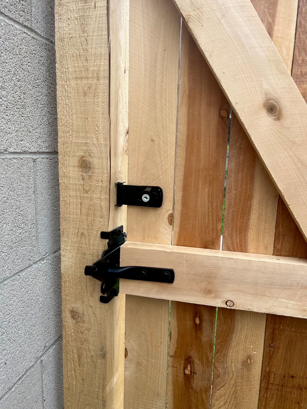 Alex did a great job installing locks on my gates.