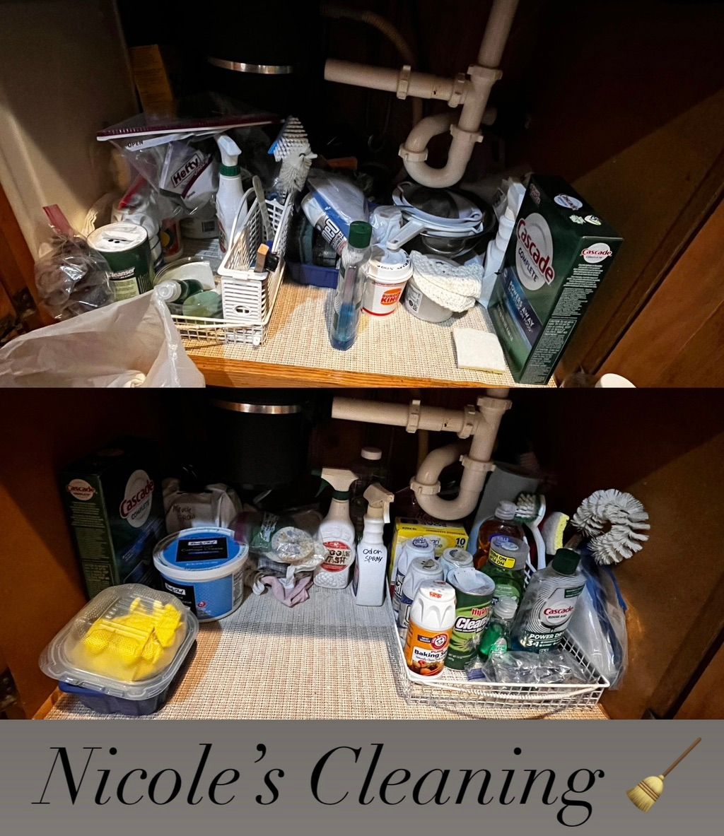 Kitchen Organizing/Cleaning Before & After 