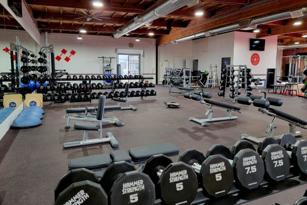 Our Free Weights Area! 