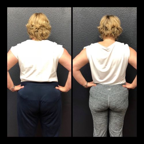 My client Katja losing over 15lbs in first 2 month