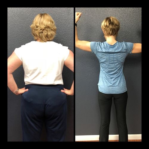 My client Katja lost over 60lbs at the age of 50. 