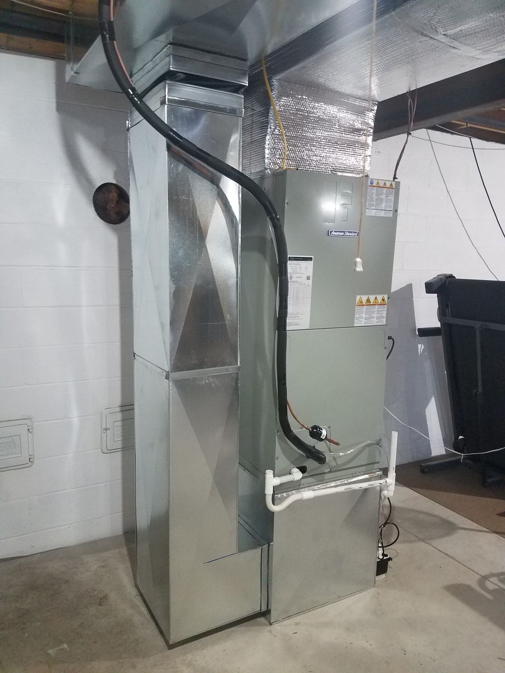 New furnace and ductwork