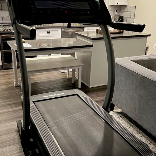 I recently hired Romero Moving to move a treadmill