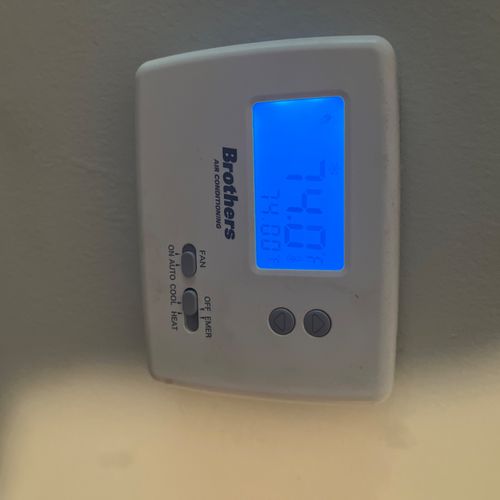 I had my AC thermostat stop working last week and 