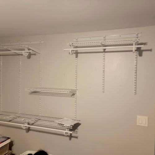 Enrique did a fantastic job with my closet install