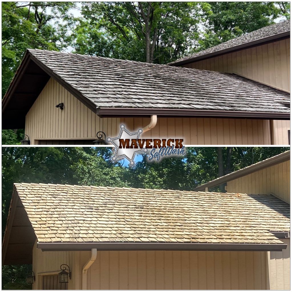 Cedar Shake Roof Cleaning