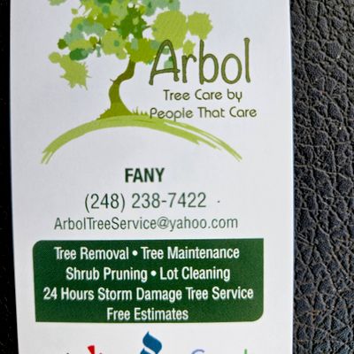 Avatar for Arbol Tree Care...(Fany)...