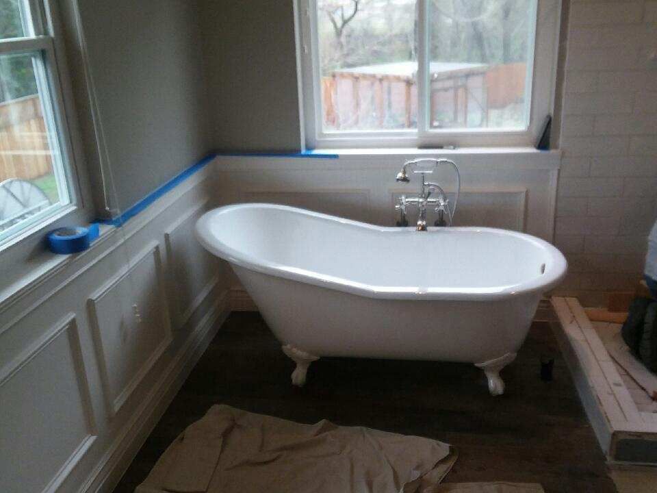 Clawfoot Tub in Bathroom Remodel