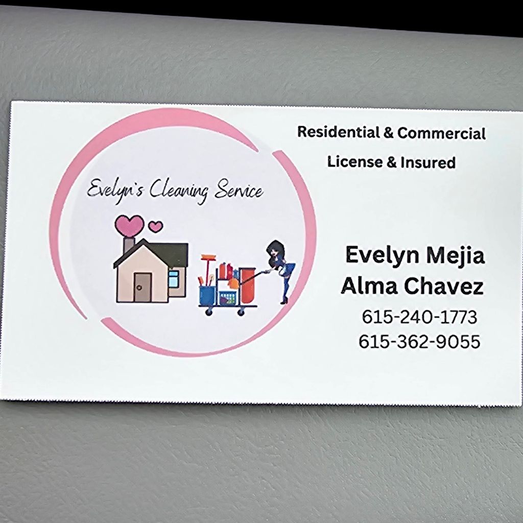 Evelyn's cleaning service: