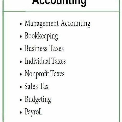 Accounting & Taxes!