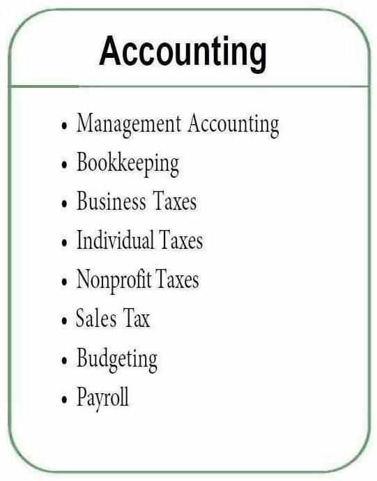 Accounting & Taxes!