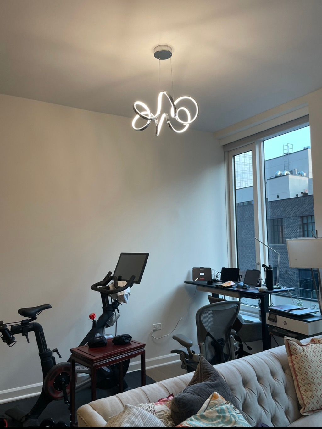 Pendant light installation 
