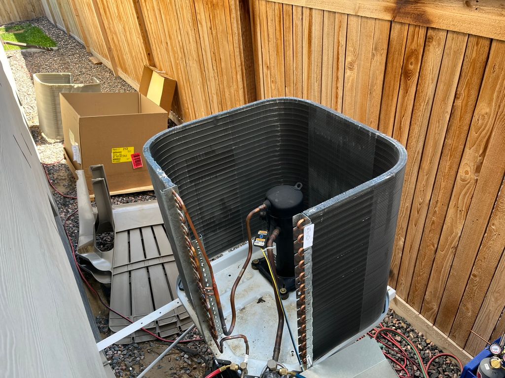 Condenser coil replacement